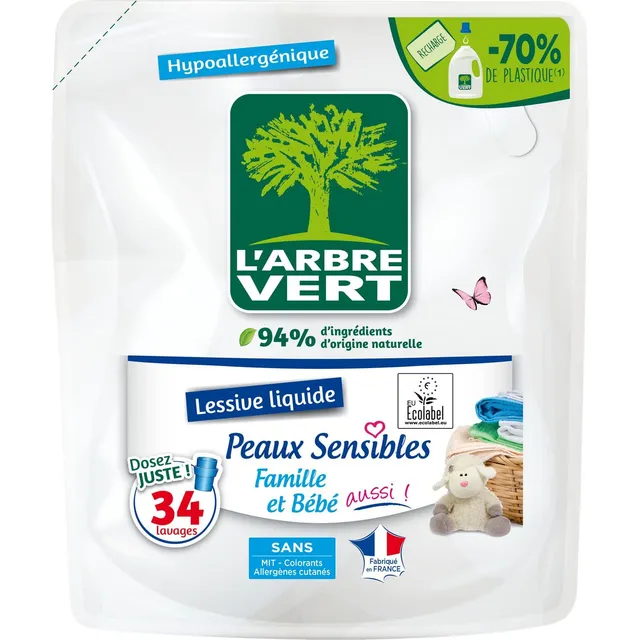 l-arbre-vert-recharge-lessive-ecolabel-peaux-sensibles-hypoallerg-nique-1-53-l-3 image 1