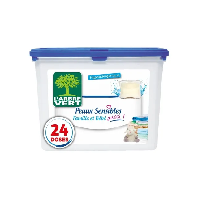 l-arbre-vert-doses-lessive-liquide-peaux-sensibles-famille-et-b-b-hypoallerg-niq image 1