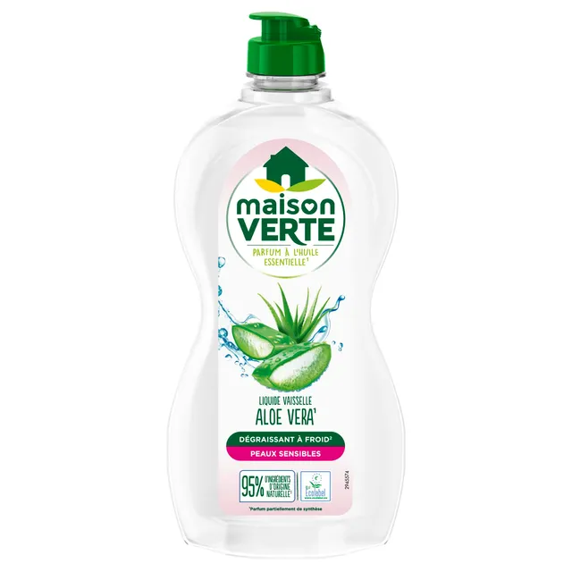 maison-verte-liquide-vaisselle-aloe-vera-huiles-essentielles-bio-flacon-500-ml-d image 1