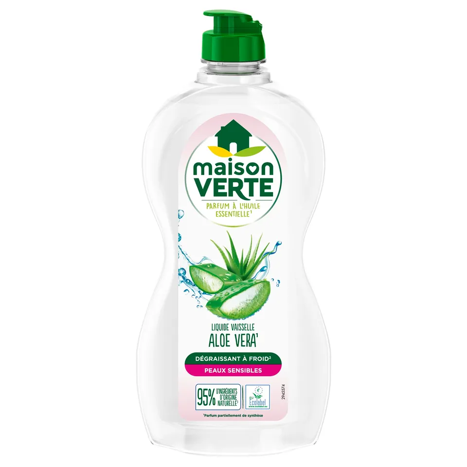 maison-verte-liquide-vaisselle-aloe-vera-huiles-essentielles-bio-flacon-500-ml-d image 1