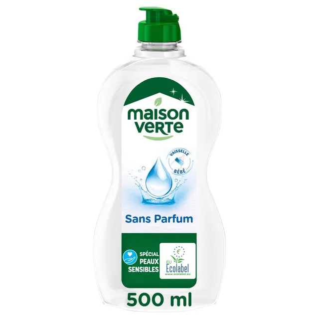 maison-verte-liquide-vaisselle-ecolabel-sans-allerg-nes-sans-parfum-d-graissant- image 1