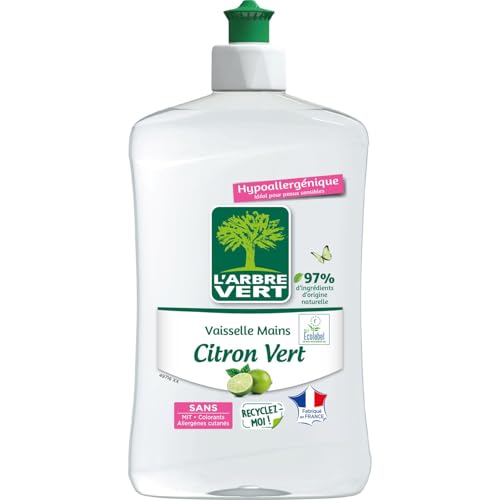 l-arbre-vert-liquide-vaisselle-citron-vert-ecolabel-hypoallerg-nique-500-ml image 2