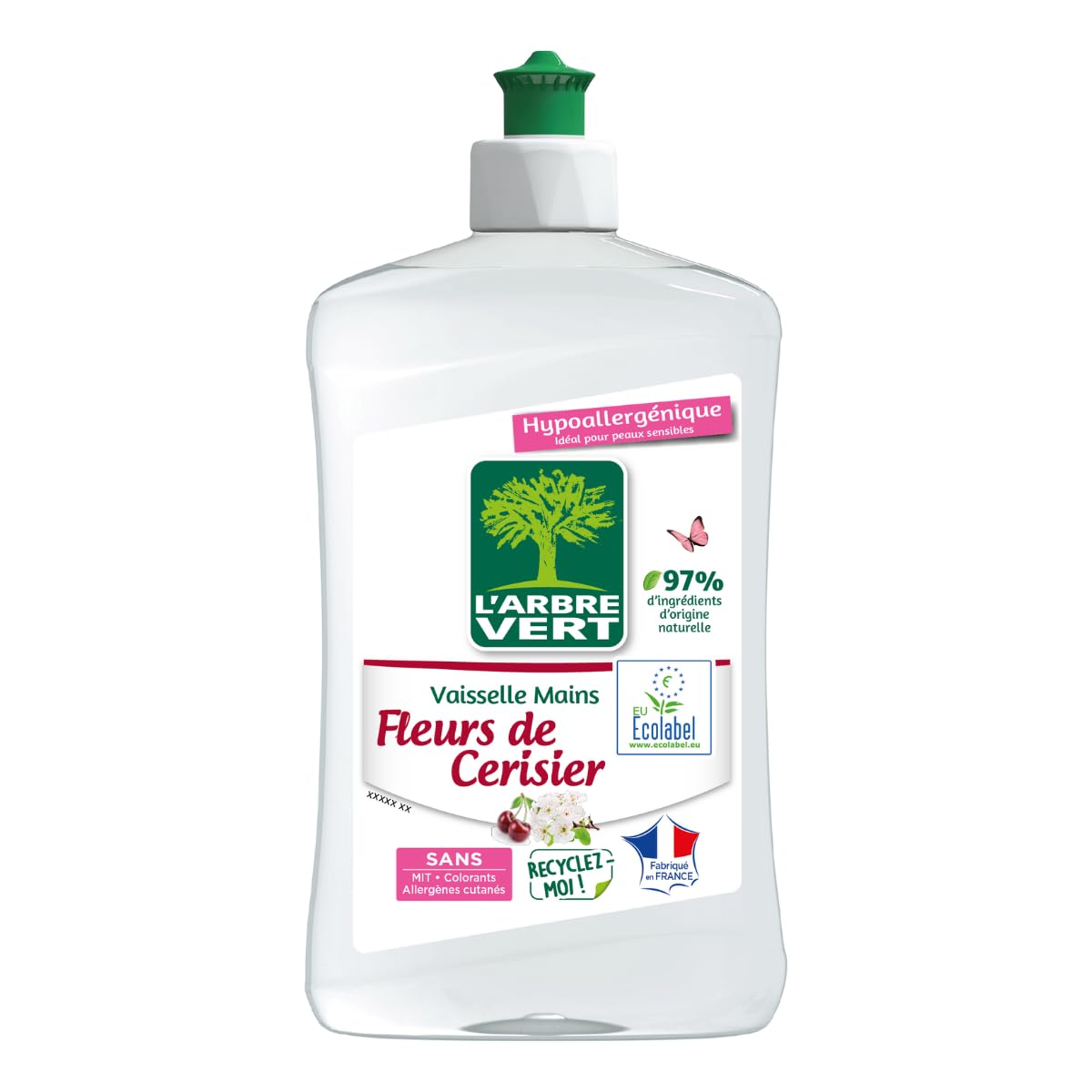 l-arbre-vert-vaisselle-mains-ecolabel-amande-liquide-vaisselle-hypoallerg-nique- image 2