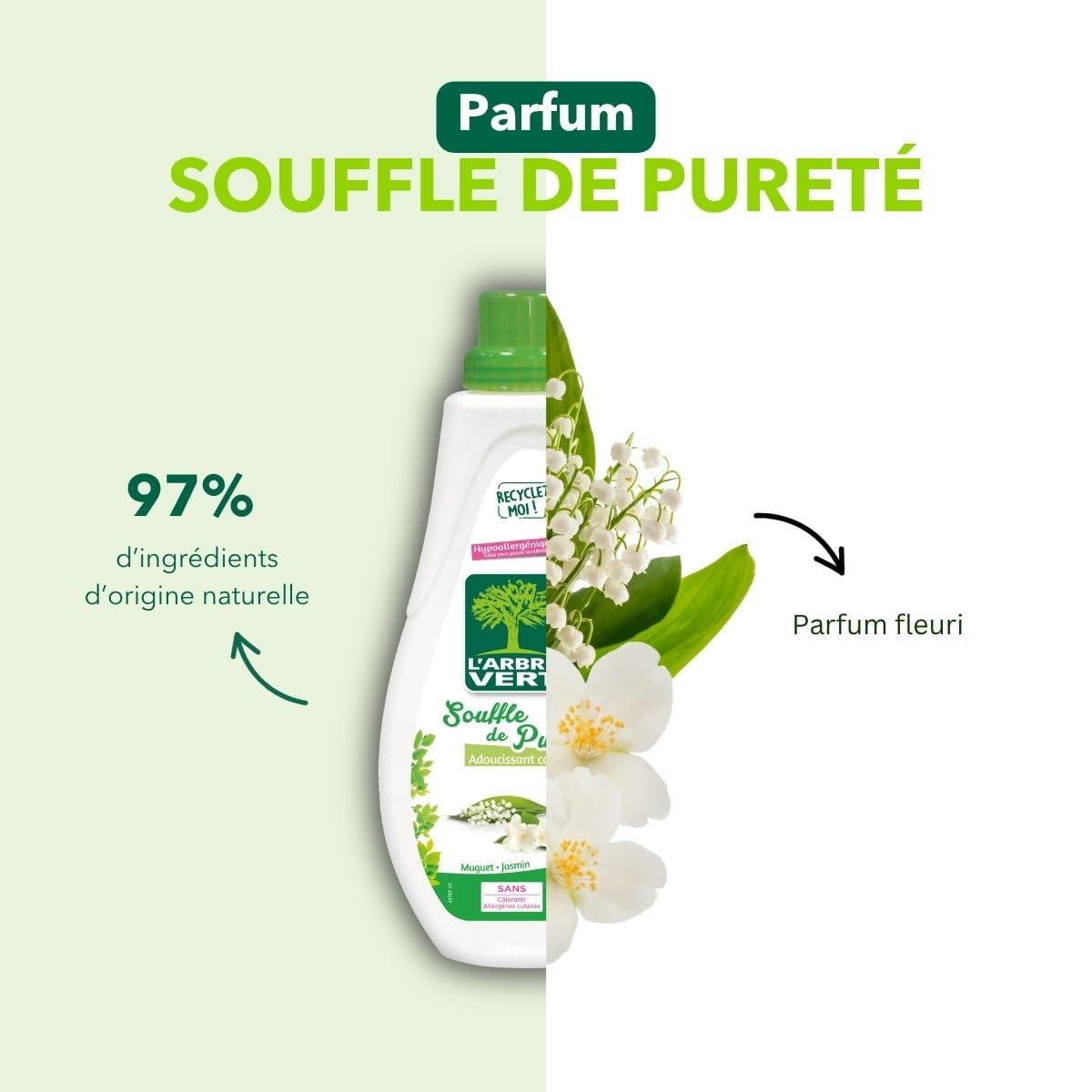 l-arbre-vert-adoucissant-concentr-souffle-de-puret-muguet-jasmin-800-ml image 5