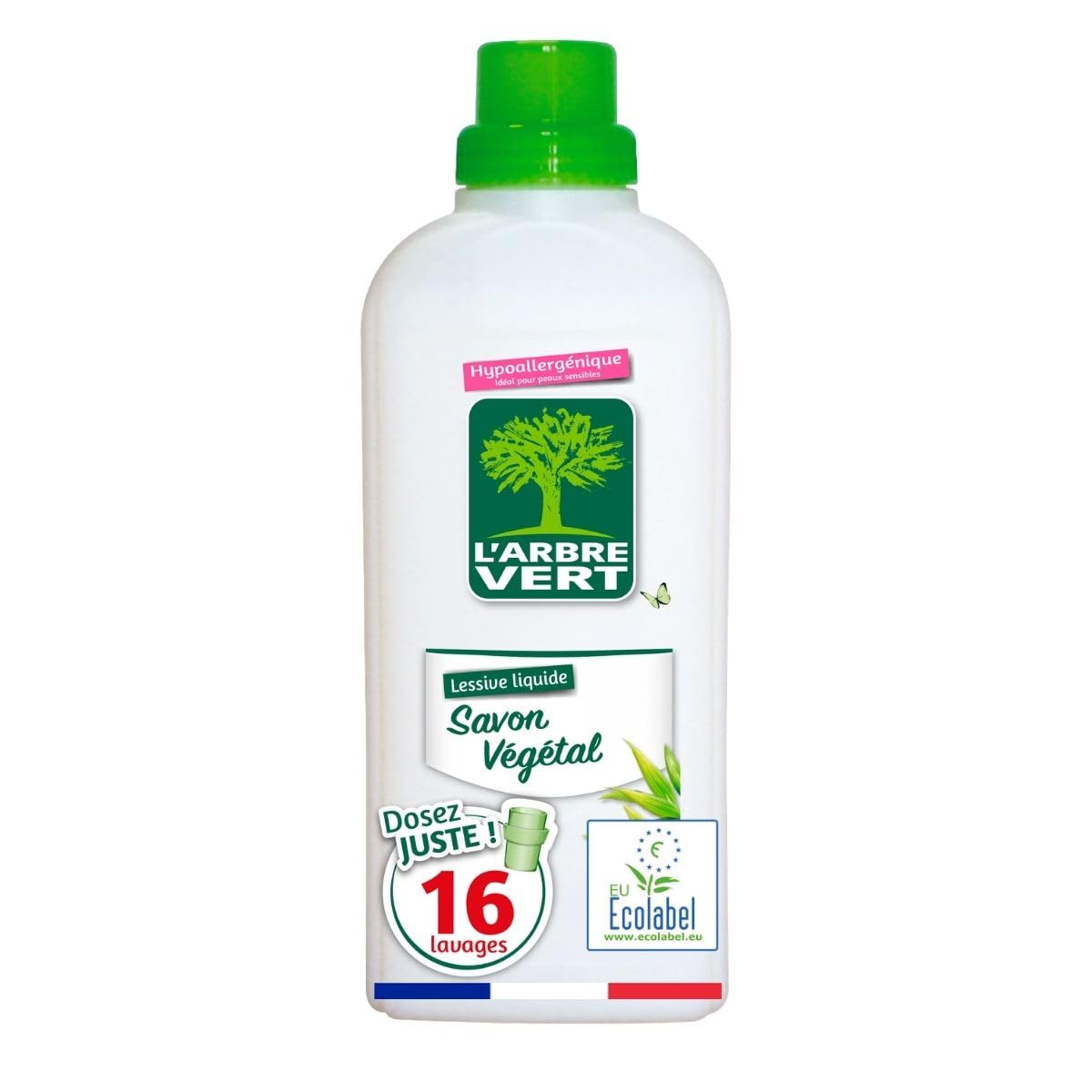 l-arbre-vert-lessive-savon-v-g-tal-hypoallerg-nique-16-lavages-720-ml-concentr-e image 1