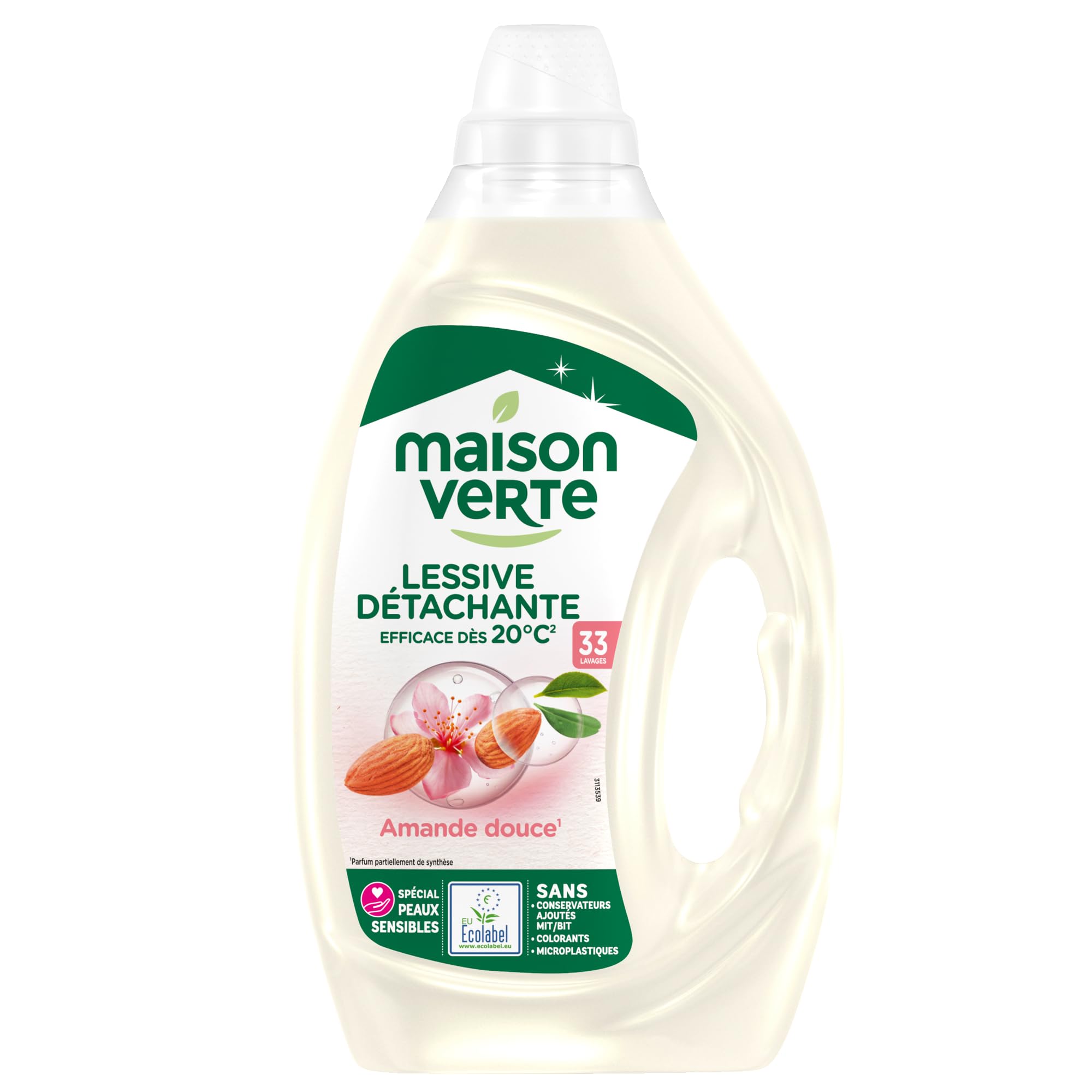 maison-verte-lessive-liquide-d-tachante-ecolabel-amande-douce-peaux-sensibles-ef image 2
