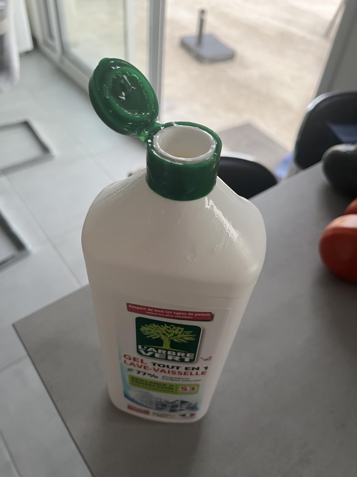 Résidus sur la vaisselle