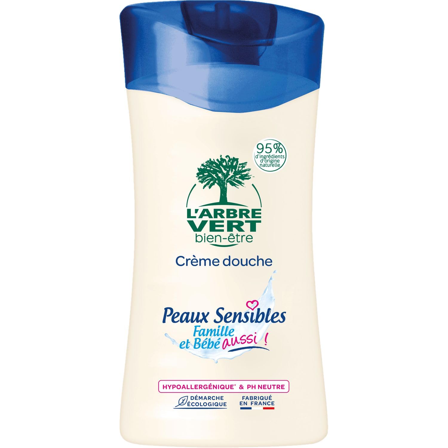 l-arbre-vert-bien-tre-cr-me-douche-peaux-sensibles-250-ml-ph-neutre-hypoallerg-n image 1