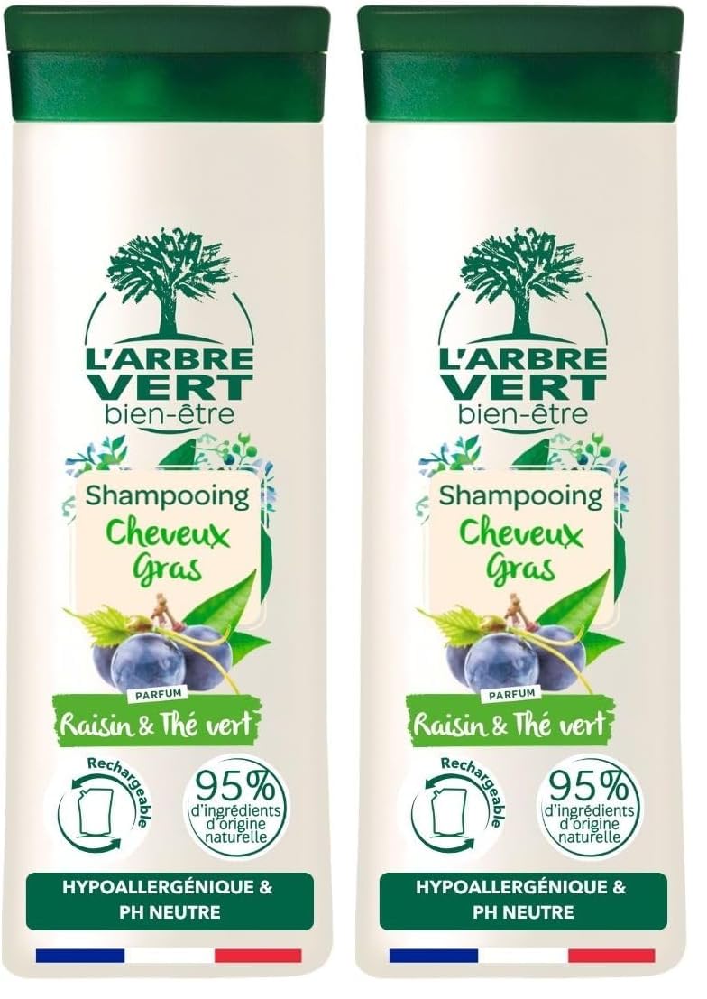 l-arbre-vert-bien-tre-shampooing-cheveux-gras-raisin-et-th-vert-hypoallerg-nique image 6