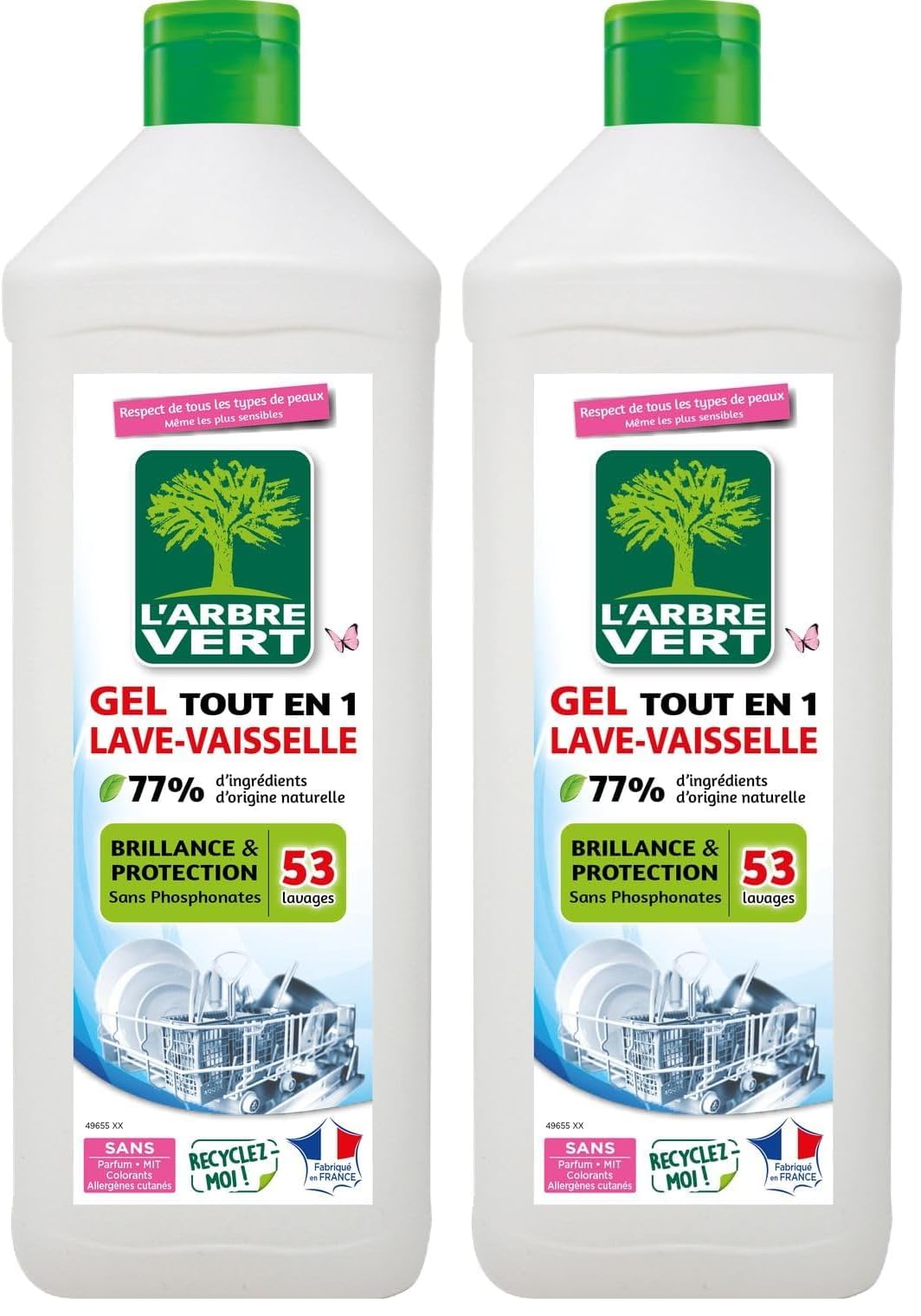 l-arbre-vert-gel-lave-vaisselle-tout-en-un-brillance-et-protection-sans-phosphat image 2