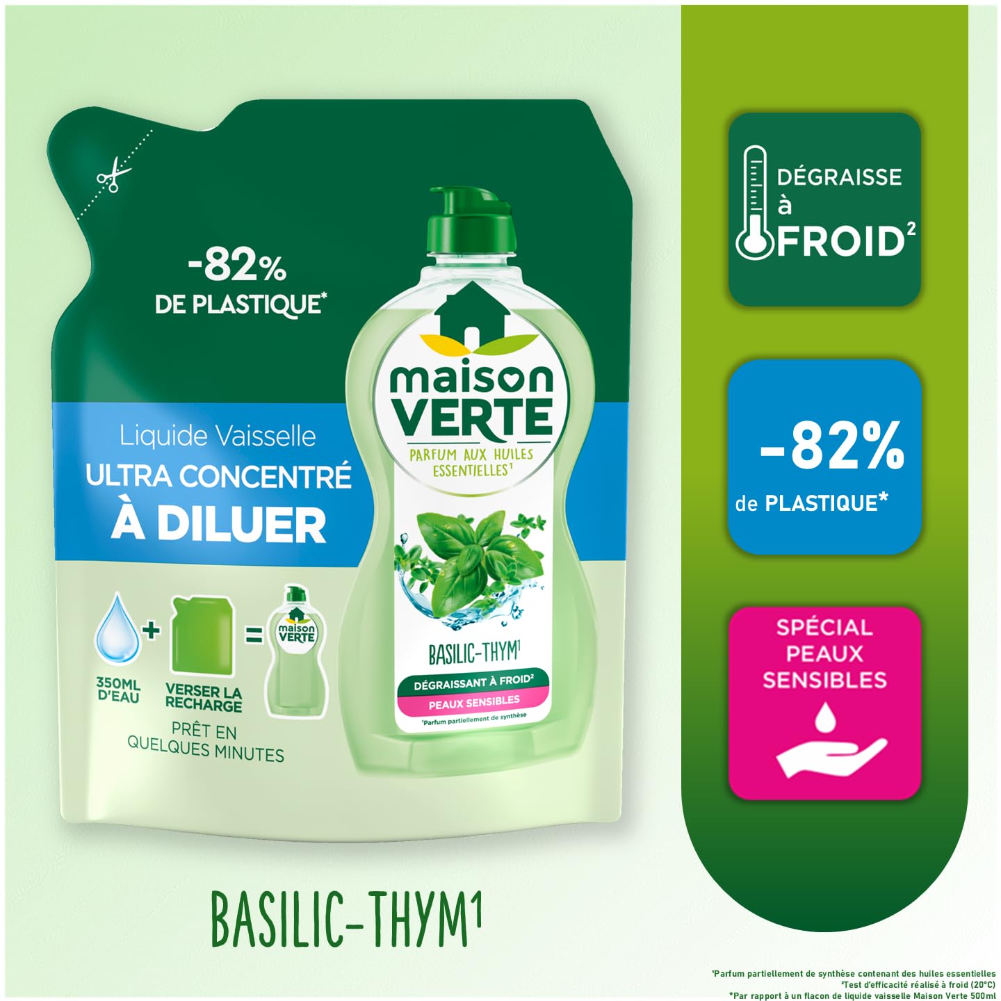 maison-verte-liquide-vaisselle-ultra-concentr-diluer-basilic-thym-150-ml image 3
