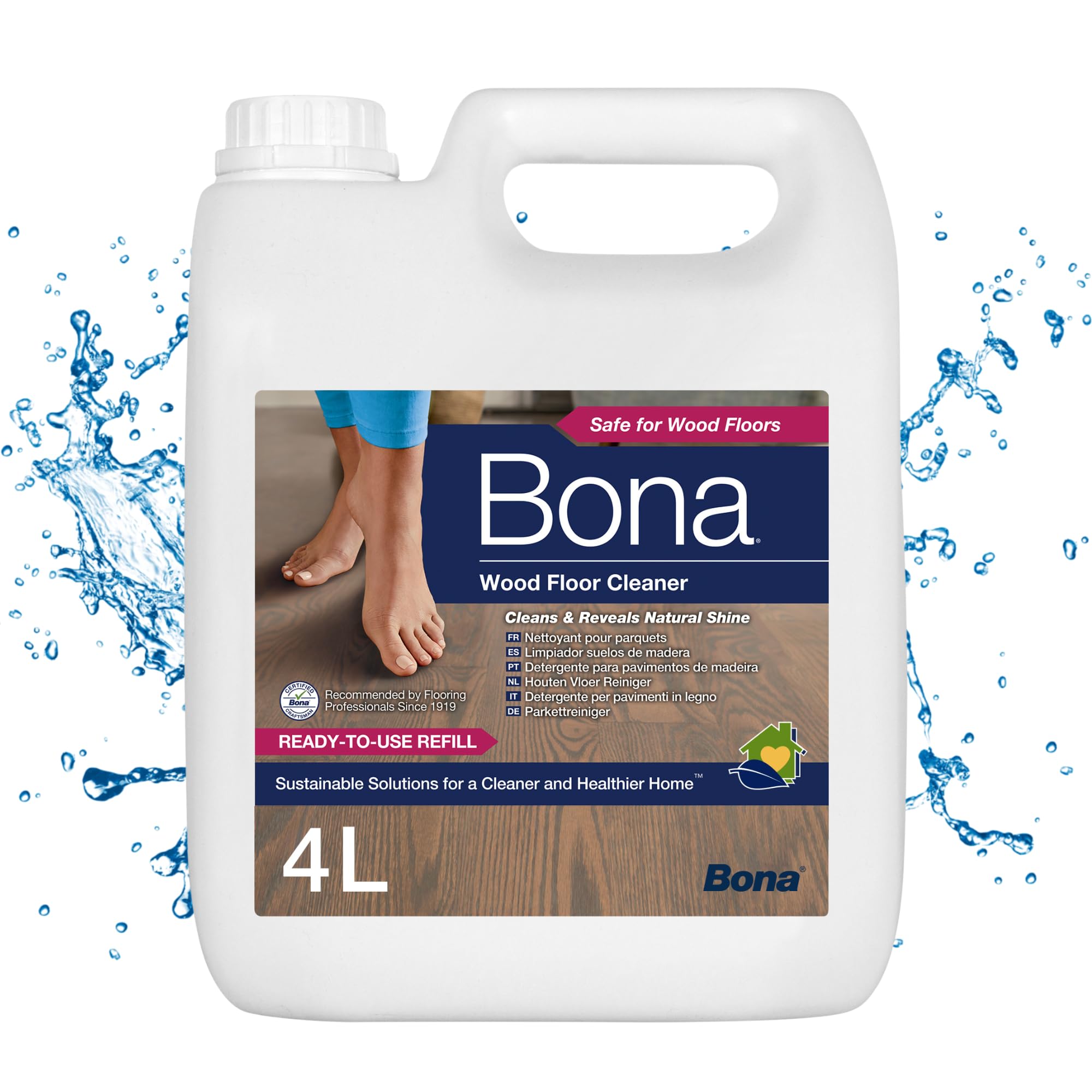 bona-nettoyant-parquet-4-l-nettoyant-sol-bois-ph-neutre-sans-r-sidu-compatible-r image 1