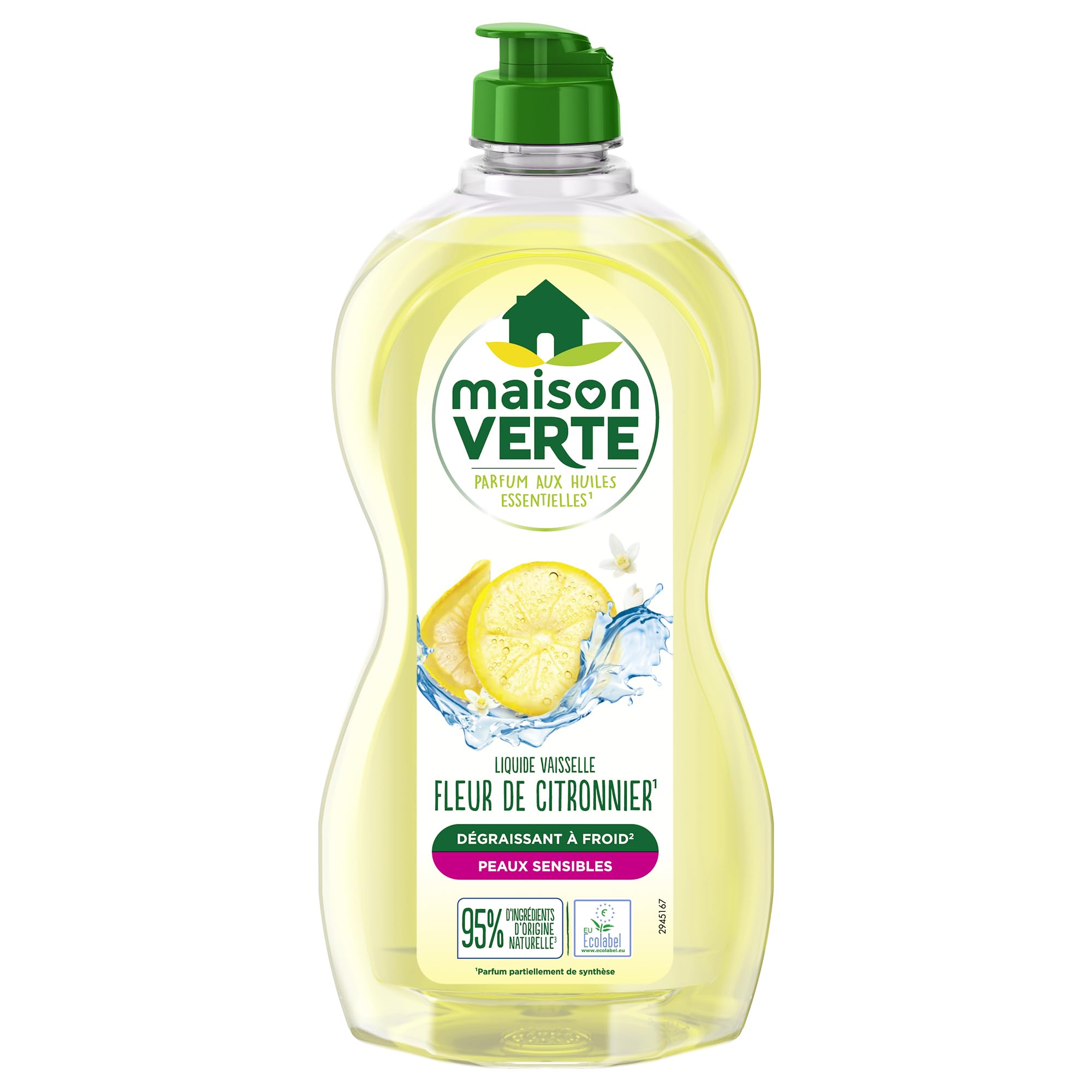 maison-verte-liquide-vaisselle-ecolabel-fleur-de-citronnier-500-ml-d-graissant-f image 1