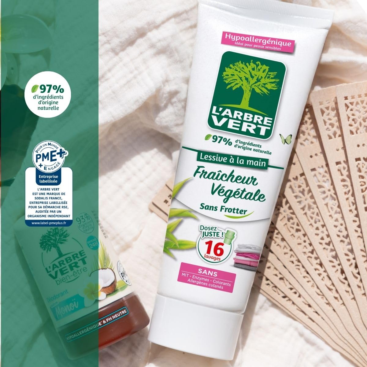 l-arbre-vert-lessive-la-main-sans-frotter-fra-cheur-v-g-tale-hypoallerg-nique-16 image 2