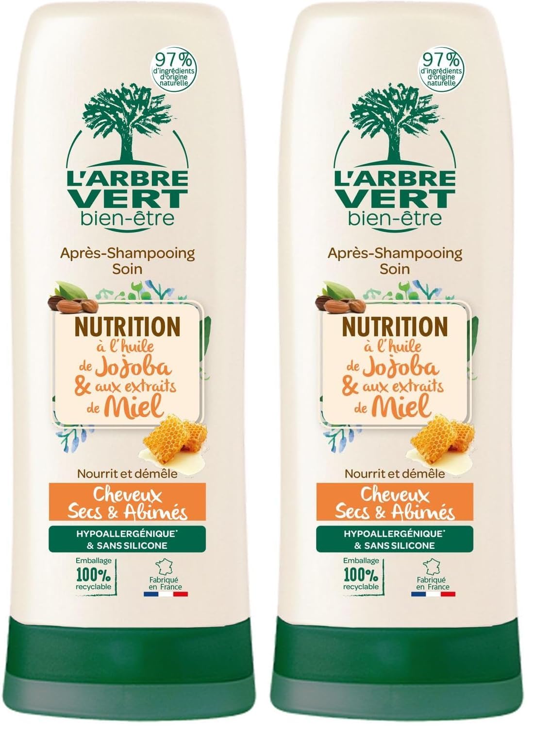 l-arbre-vert-bien-tre-apr-s-shampooing-nutrition-jojoba-miel-cheveux-secs-et-ab- image 2