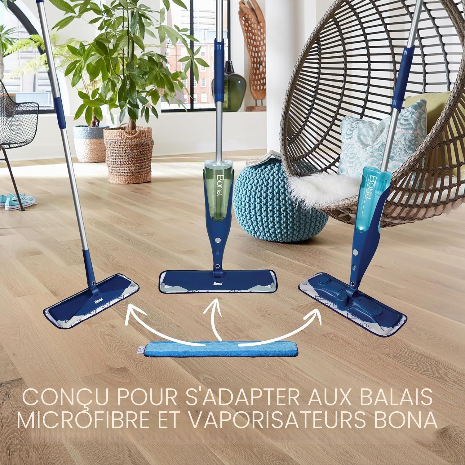 bona-pads-de-nettoyage-en-microfibre-42-cm-r-utilisables-jusqu-500-fois-compatib image 3
