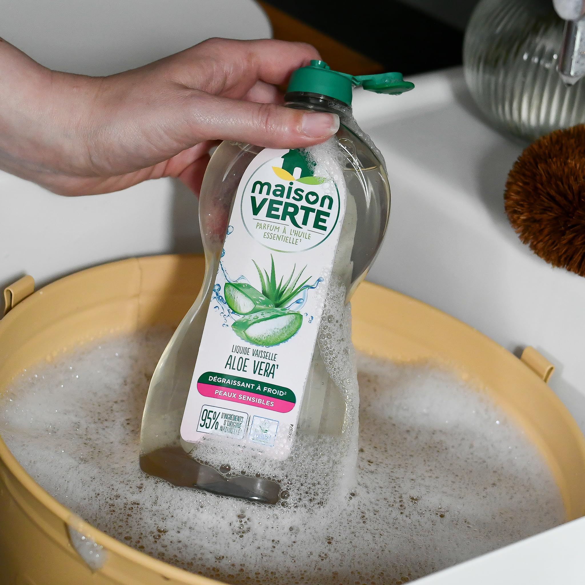 maison-verte-liquide-vaisselle-ultra-concentr-diluer-aloe-vera-recharge-150-ml-d image 5